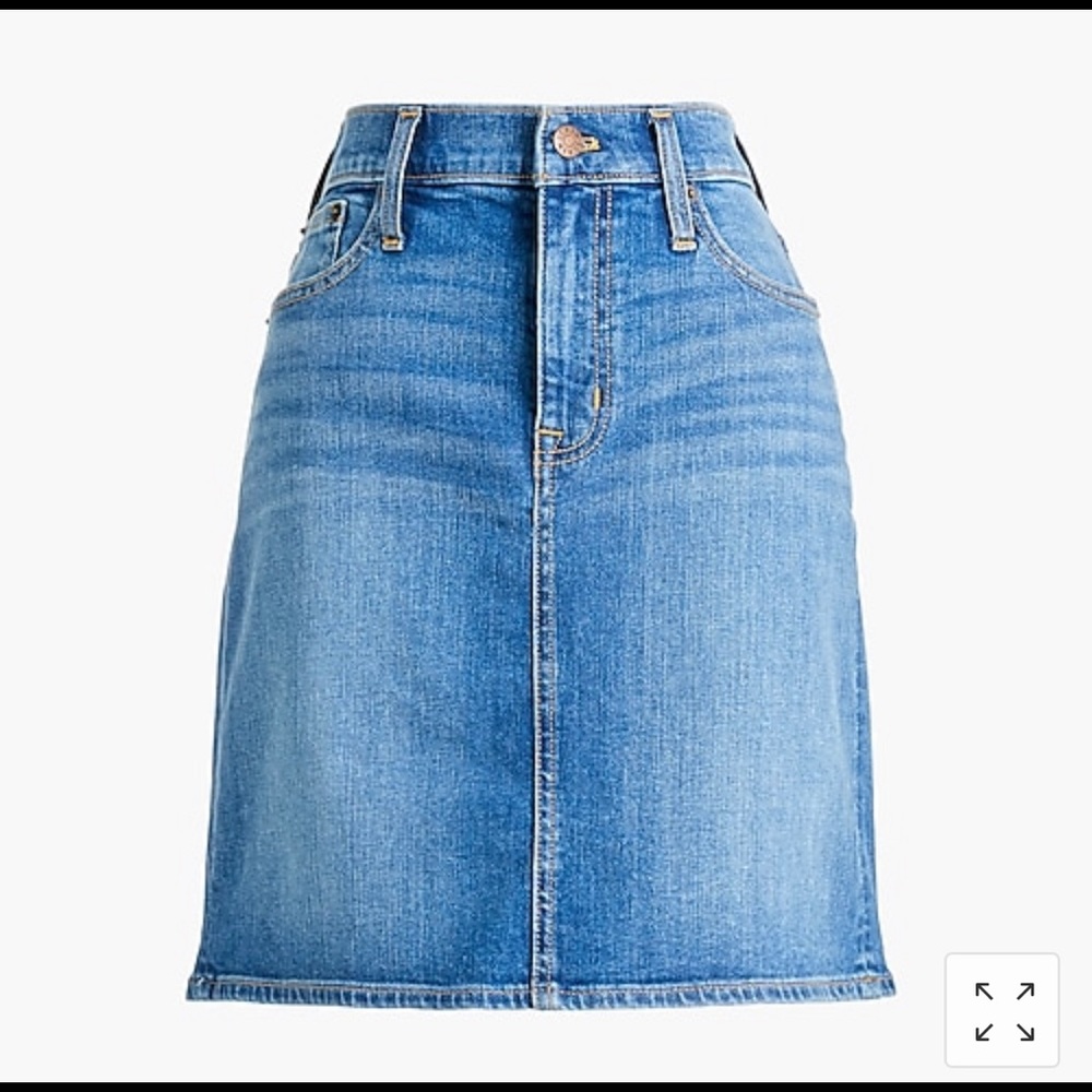 J. Crew midi denim skirt